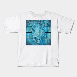 BEAUTIFUL PEALING BLUE PAINT Kids T-Shirt